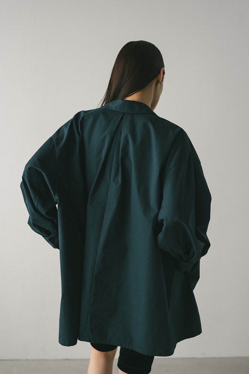 2WAYオーバーサイズシャツ 詳細画像 D/GRN 13