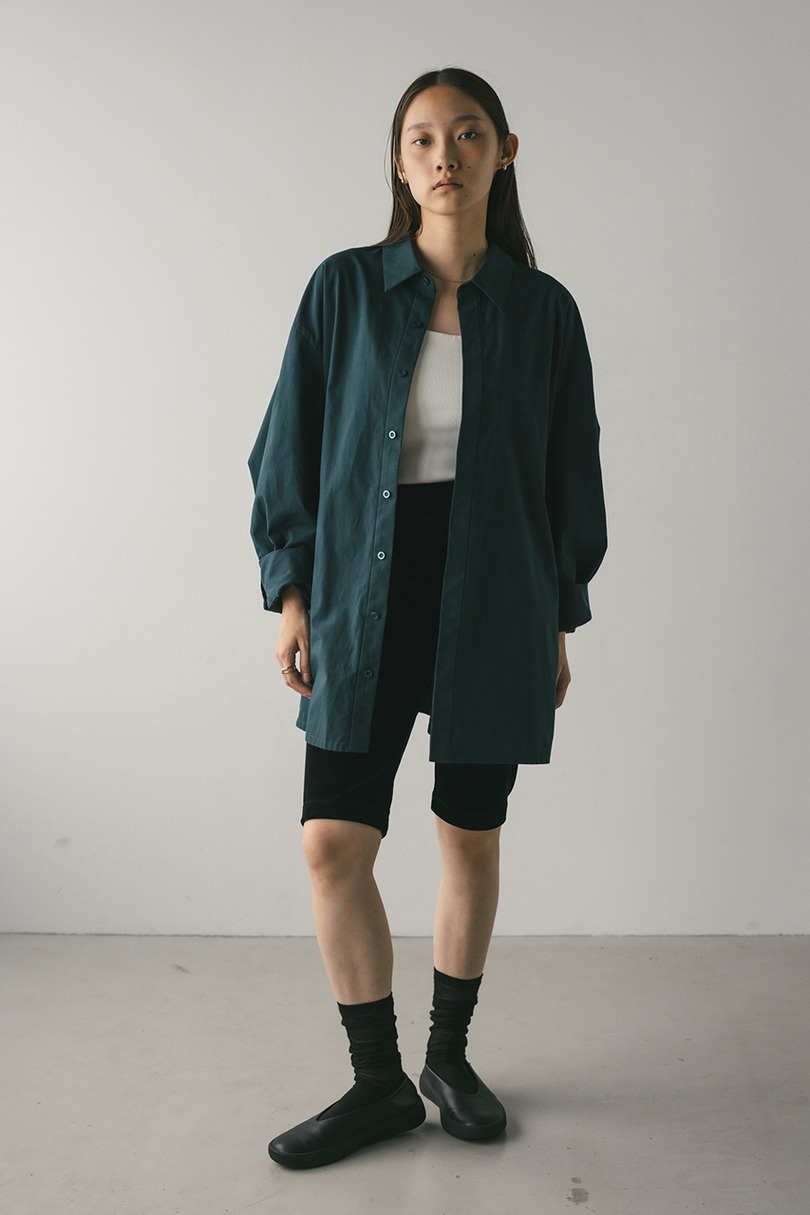 2WAYオーバーサイズシャツ 詳細画像 D/GRN 2
