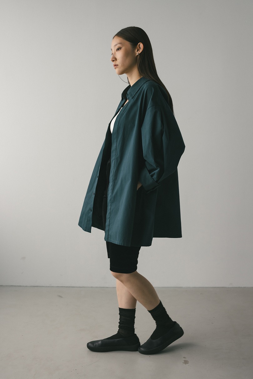 2WAYオーバーサイズシャツ 詳細画像 D/GRN 3