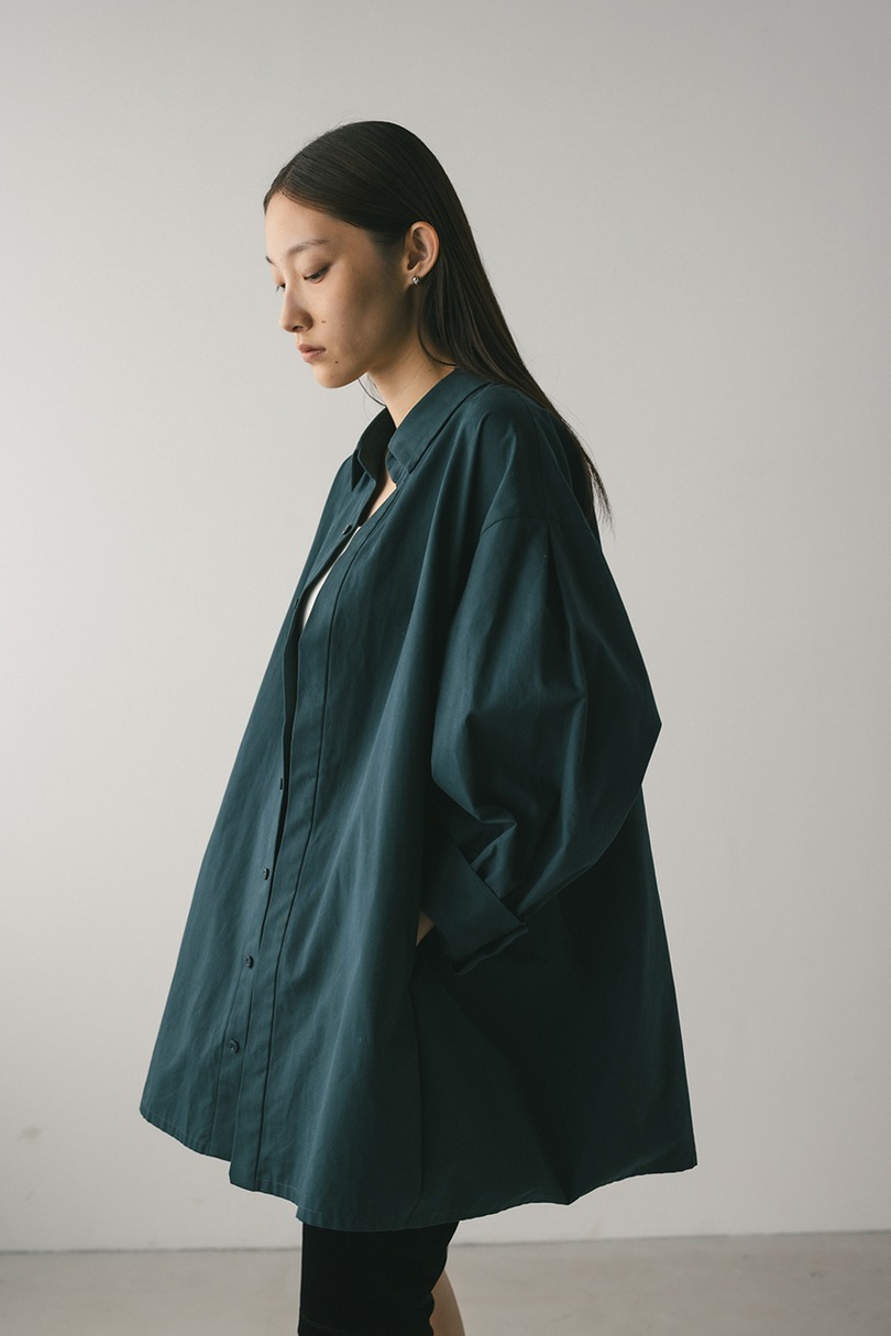 2WAYオーバーサイズシャツ 詳細画像 D/GRN 4