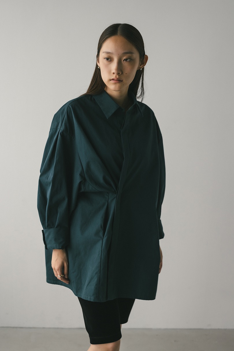 2WAYオーバーサイズシャツ 詳細画像 D/GRN 8
