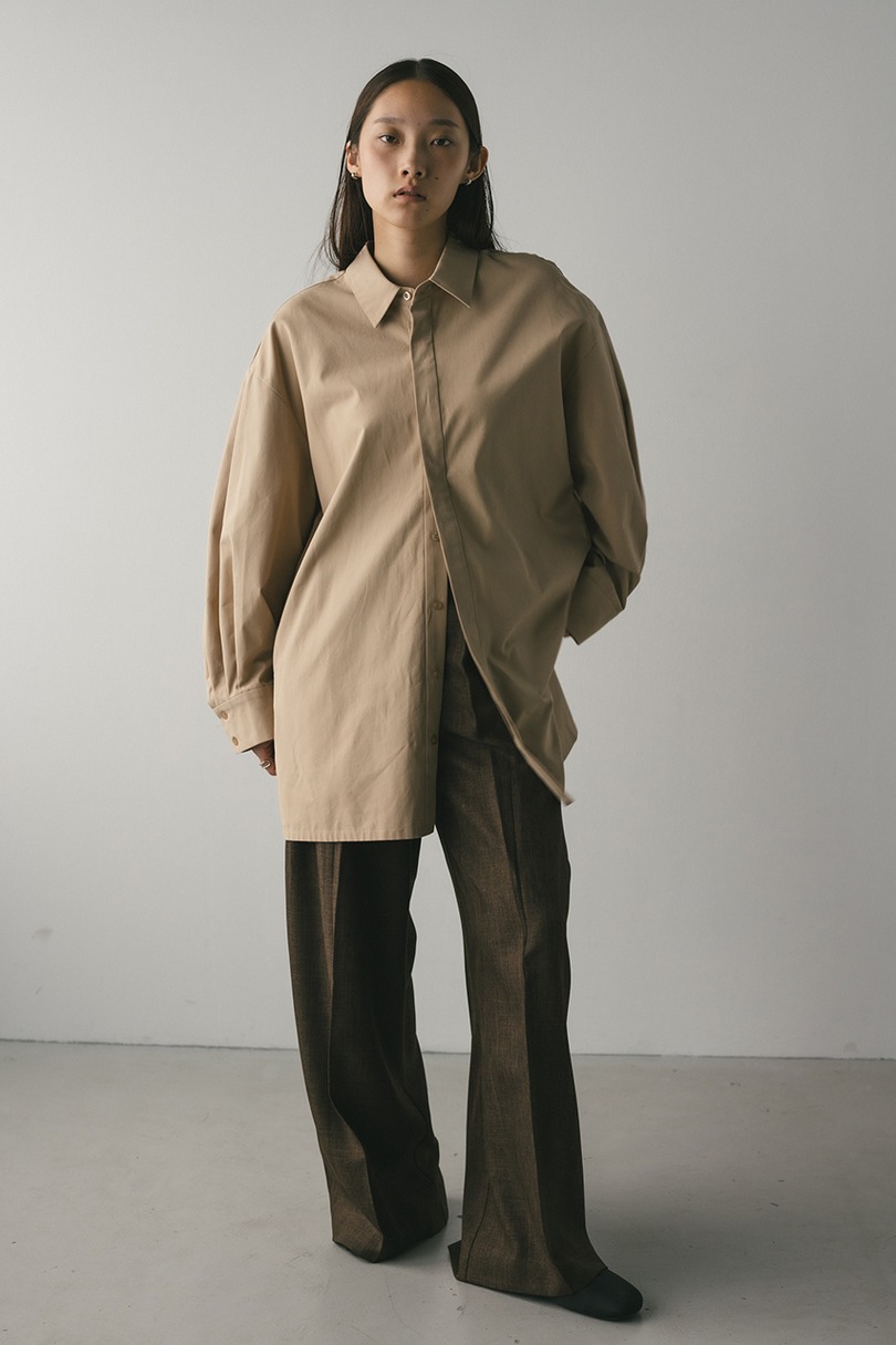 2WAYオーバーサイズシャツ 詳細画像 L/BEG 2
