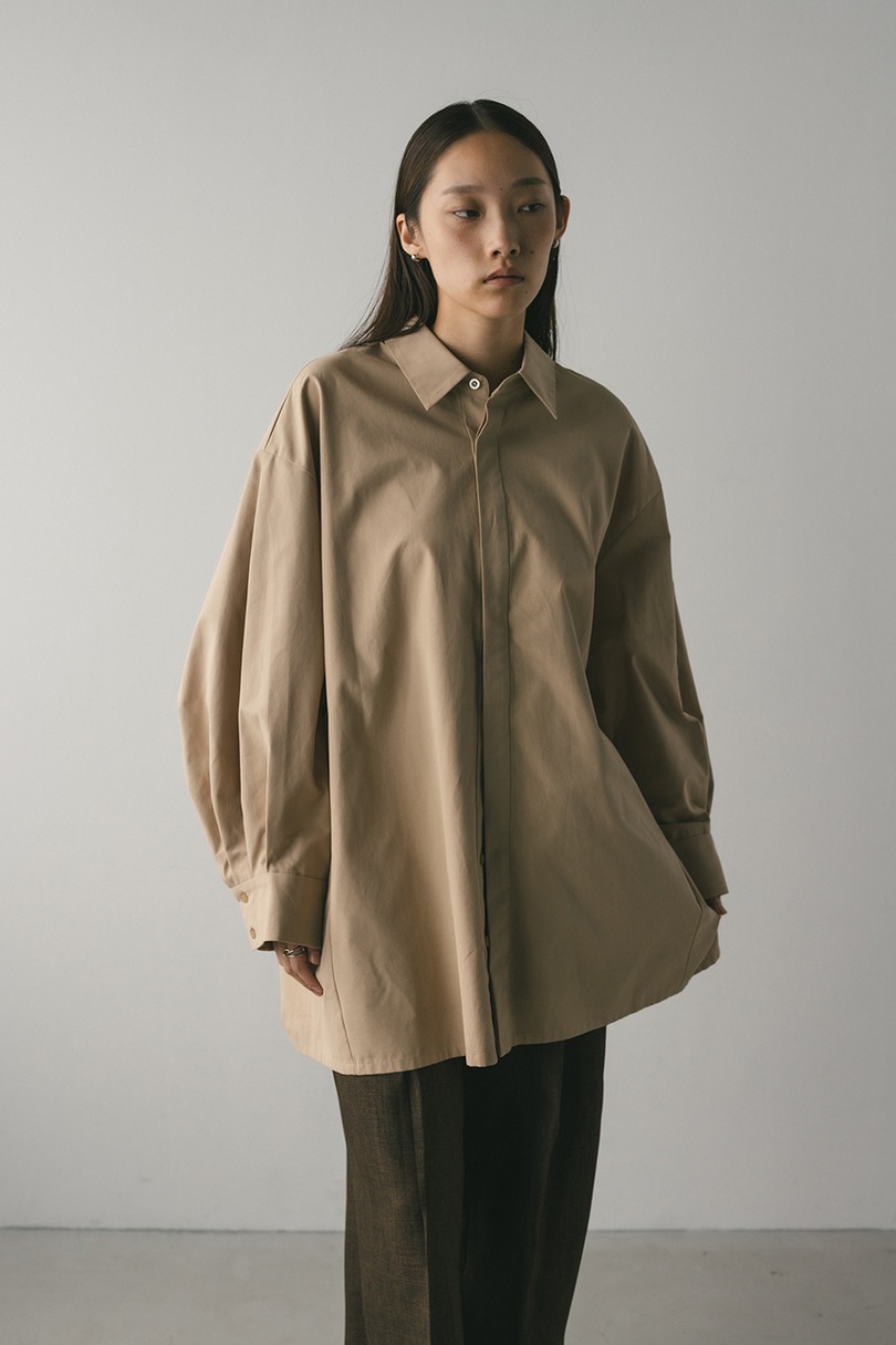 2WAYオーバーサイズシャツ 詳細画像 L/BEG 3