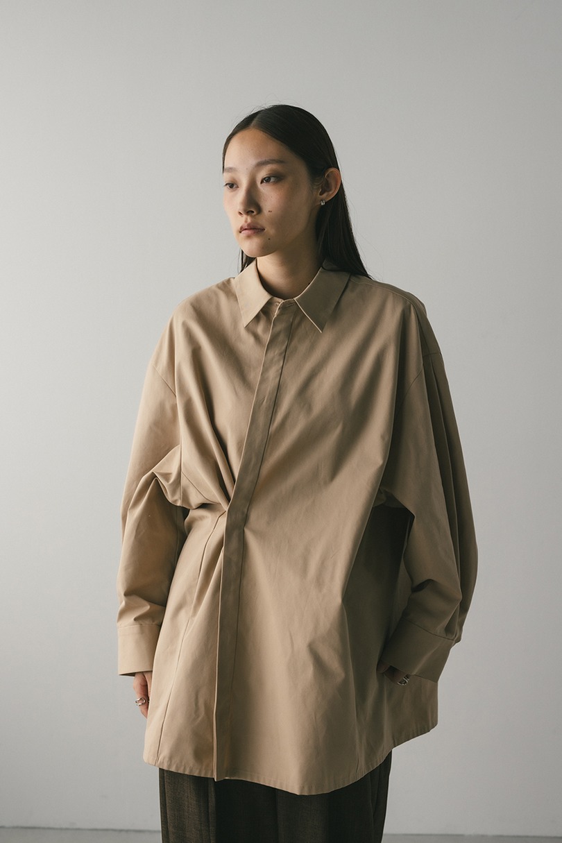 2WAYオーバーサイズシャツ 詳細画像 L/BEG 6