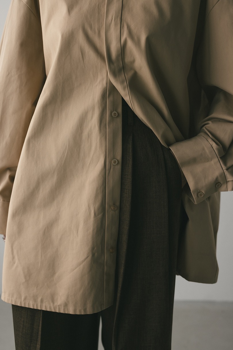 2WAYオーバーサイズシャツ 詳細画像 L/BEG 8