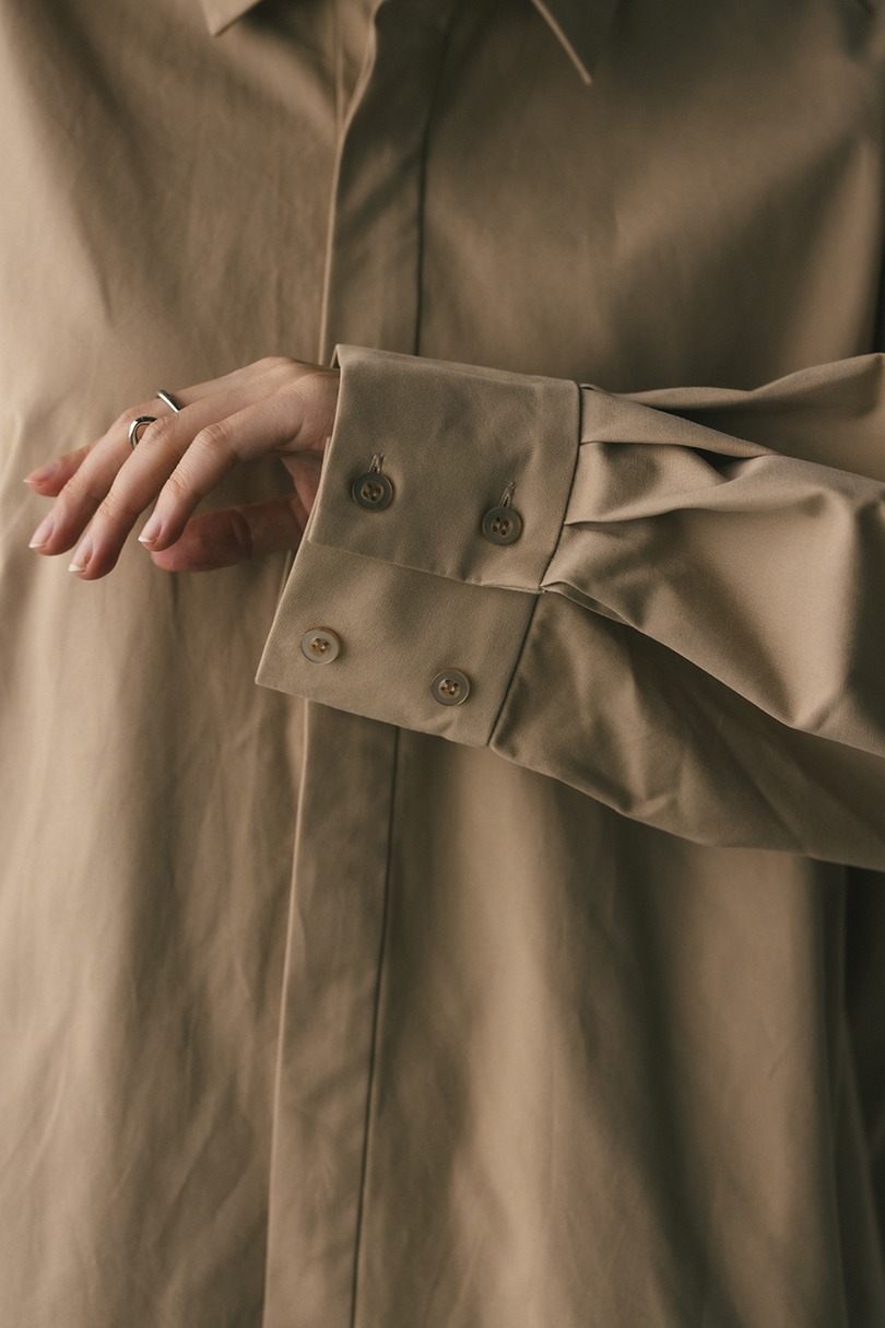 2WAYオーバーサイズシャツ 詳細画像 L/BEG 9