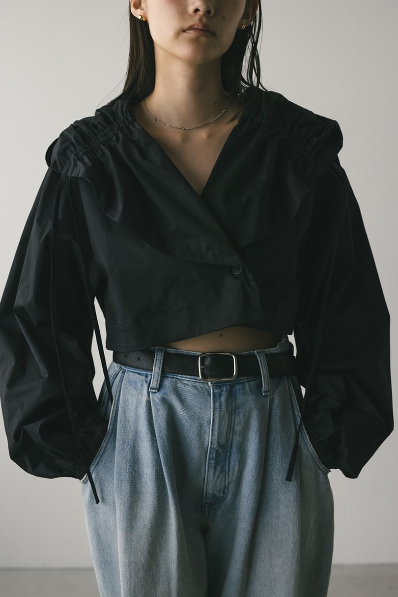 ビックフードショートジャケット 詳細画像 BLK 3