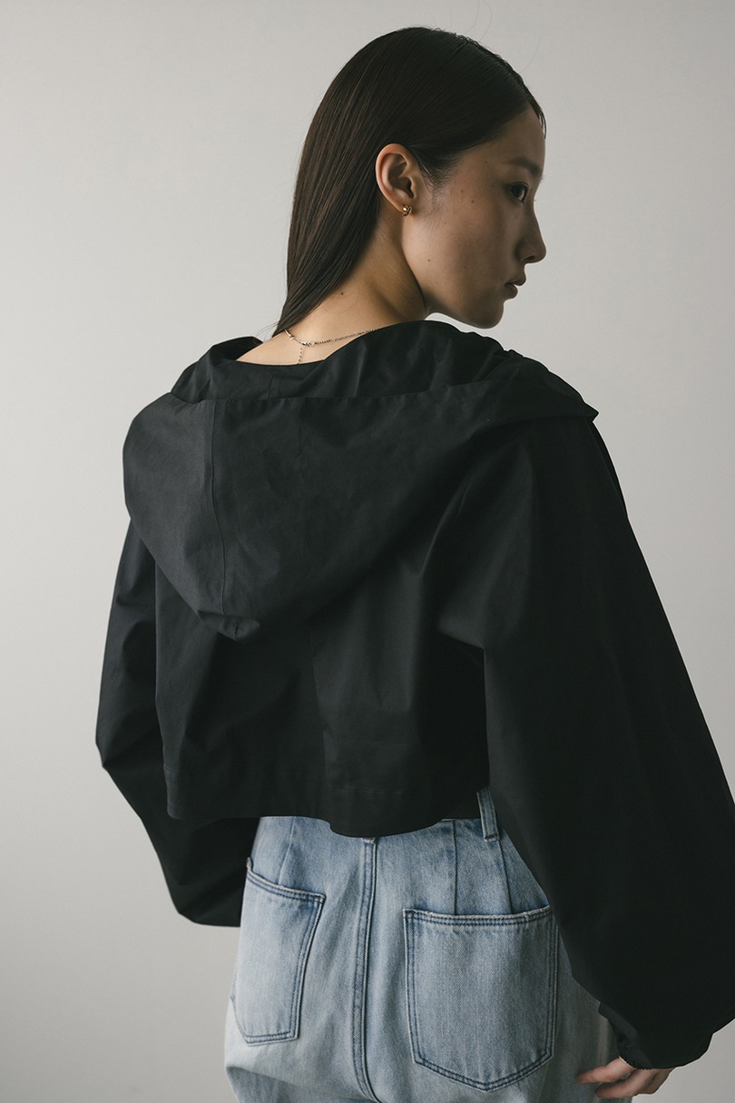 ビックフードショートジャケット 詳細画像 BLK 4