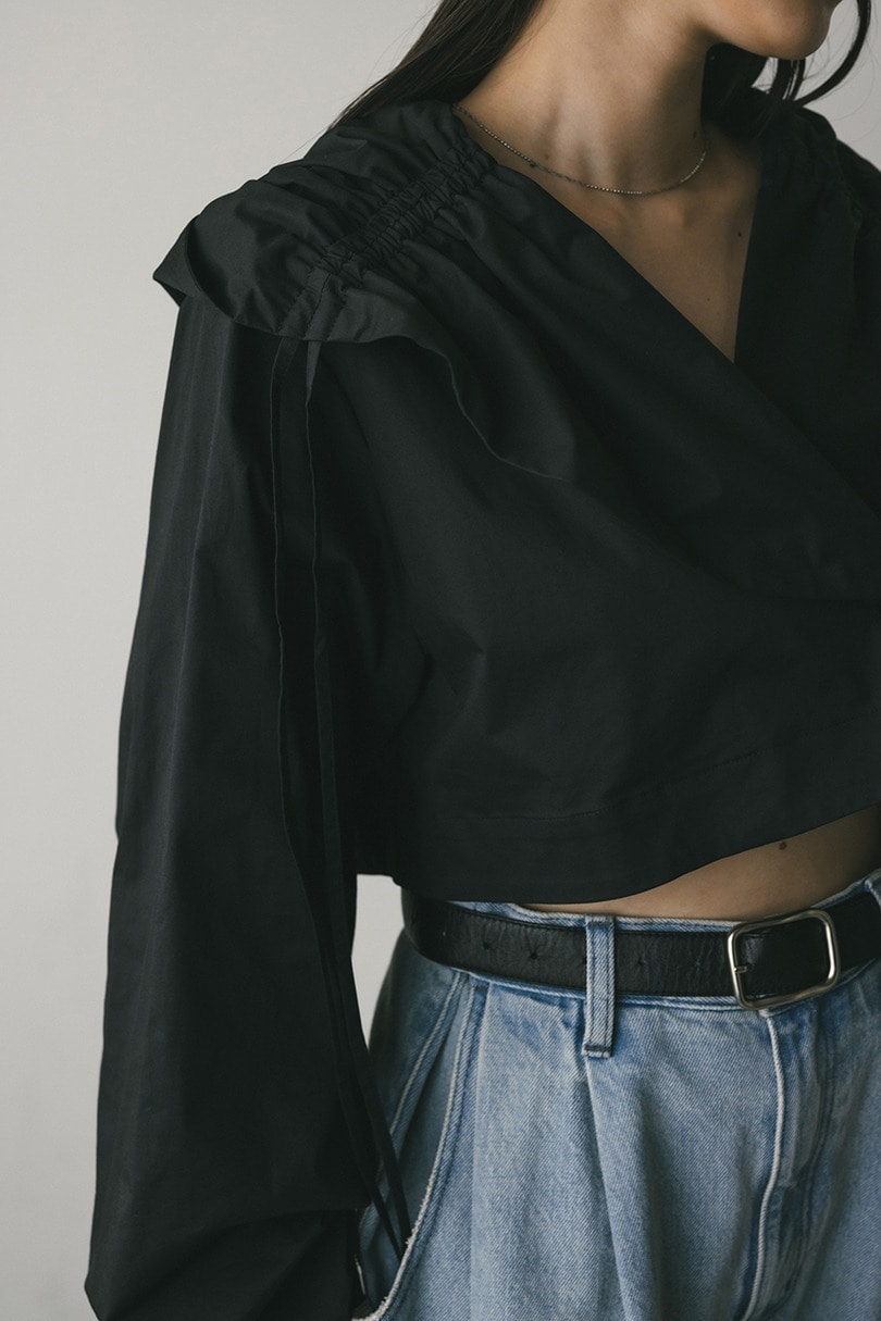 ビックフードショートジャケット 詳細画像 BLK 7