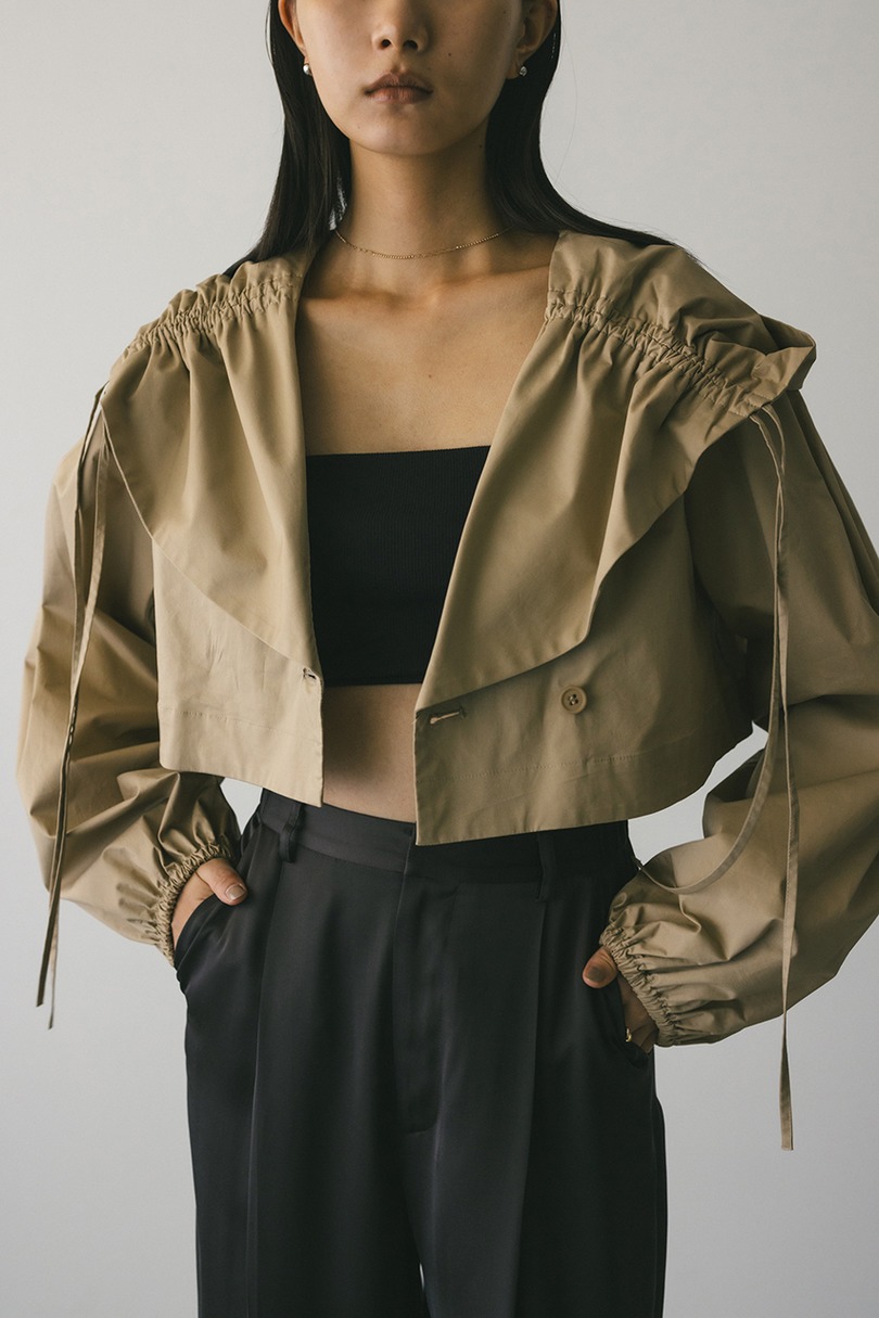 ビックフードショートジャケット 詳細画像 BEG 3