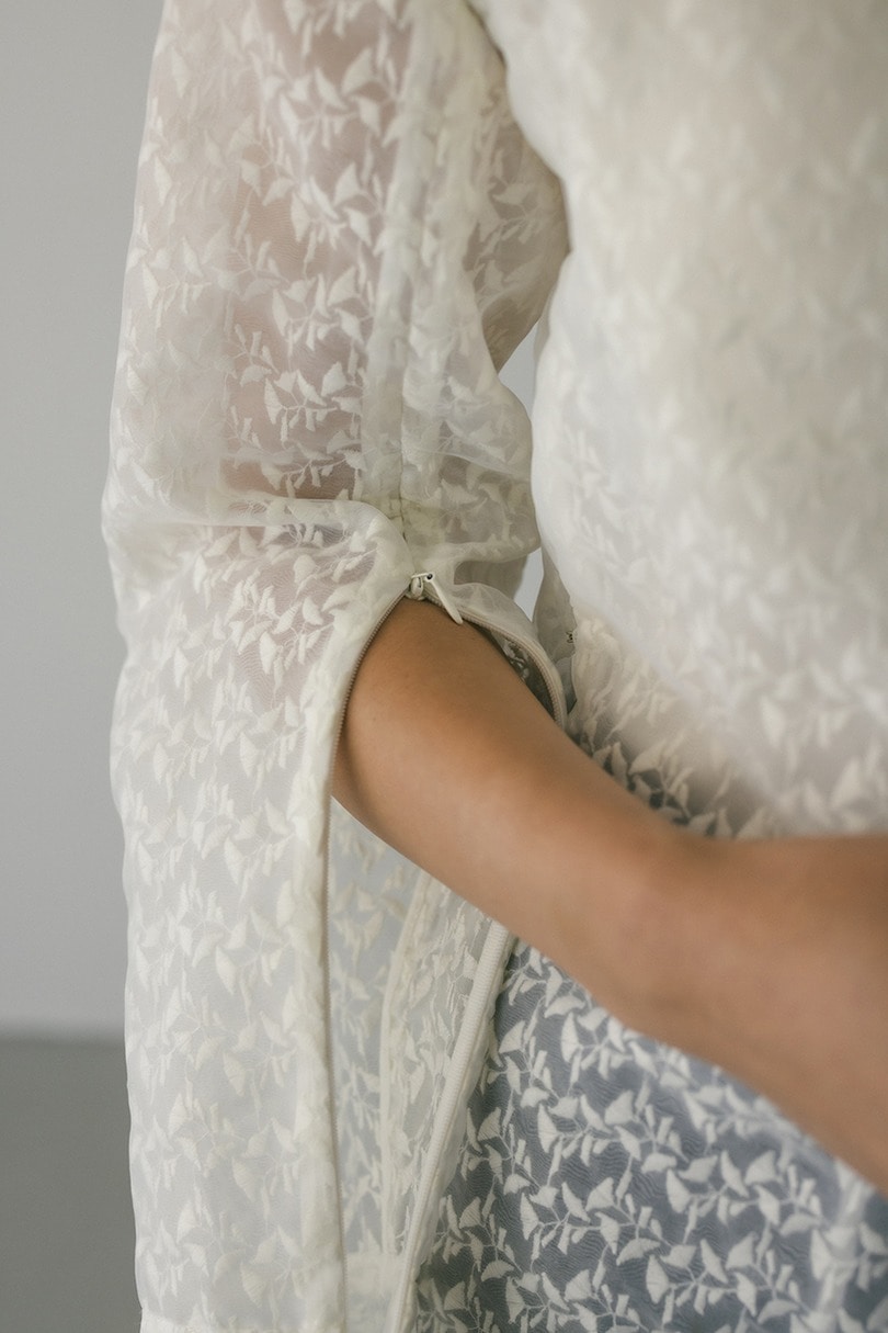 レイヤーレースシャツジャケット 詳細画像 WHT 7