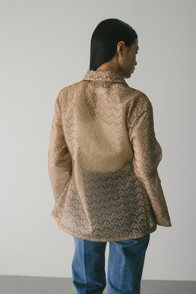 レイヤーレースシャツジャケット 詳細画像 BEG 12