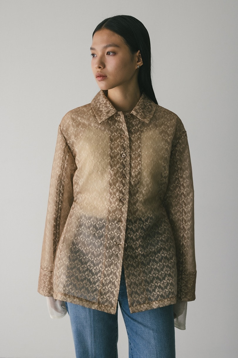 レイヤーレースシャツジャケット 詳細画像 BEG 4