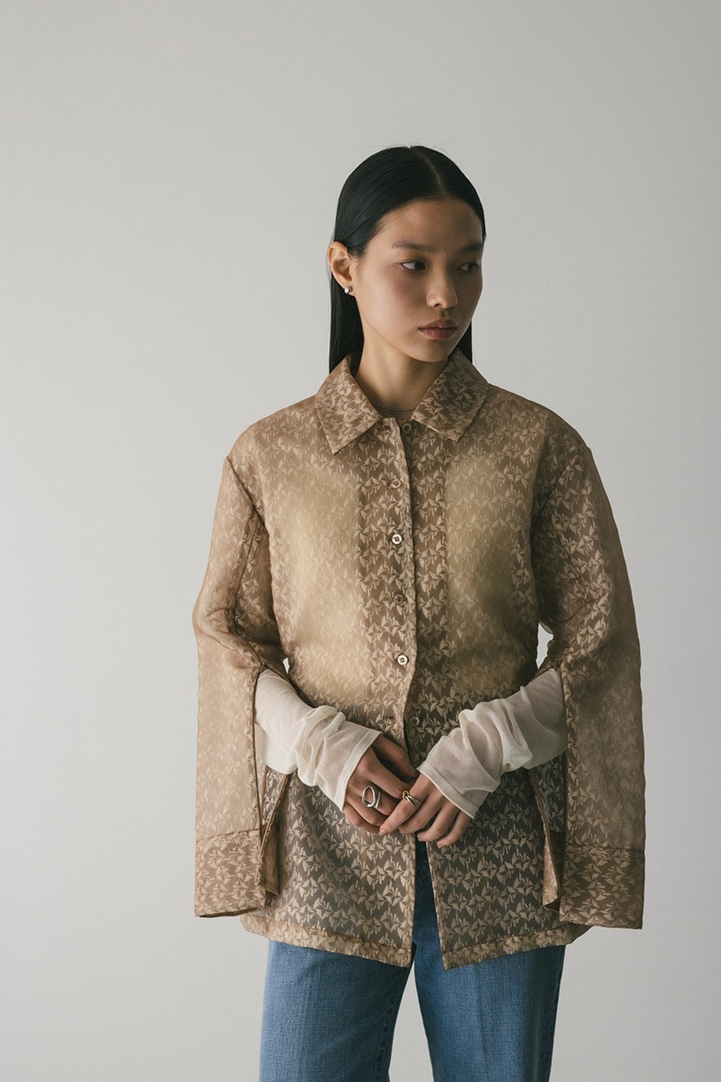 レイヤーレースシャツジャケット 詳細画像 BEG 7