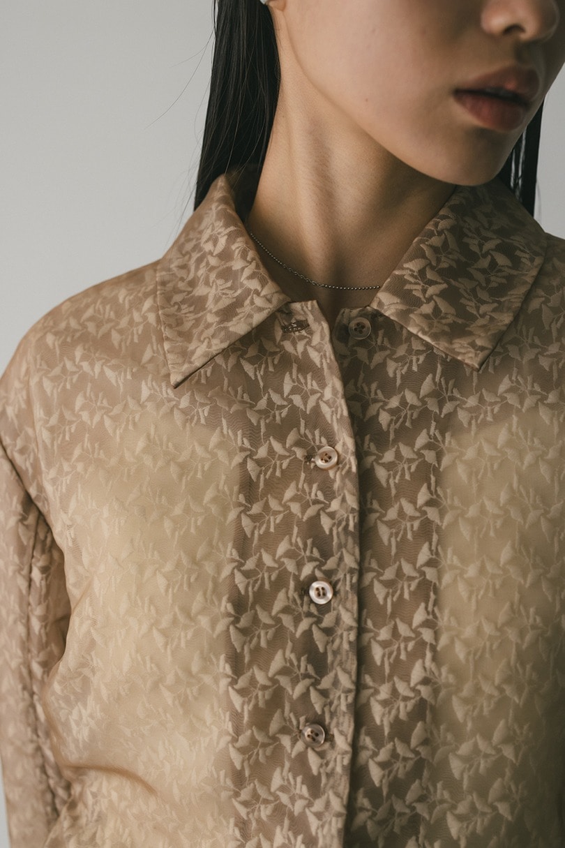 レイヤーレースシャツジャケット 詳細画像 BEG 8