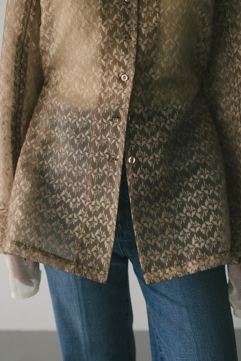 レイヤーレースシャツジャケット 詳細画像 BEG 9