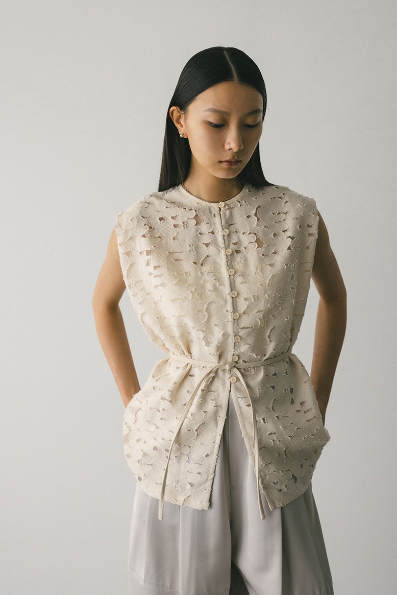 2WAYジャガードチョーカートップ