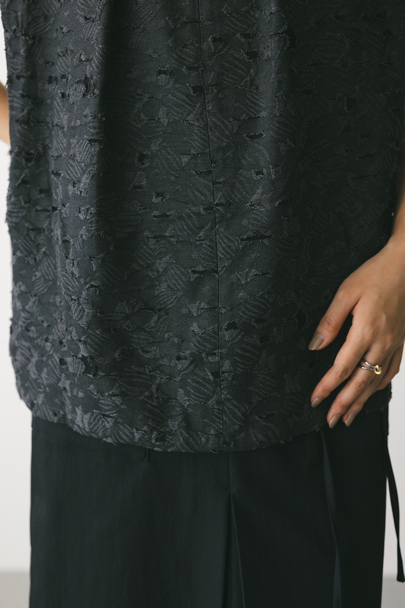 2WAYジャガードチョーカートップ 詳細画像 GRY 11