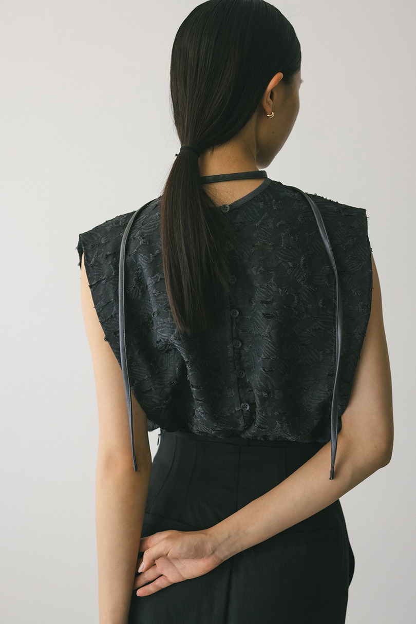 2WAYジャガードチョーカートップ 詳細画像 GRY 6