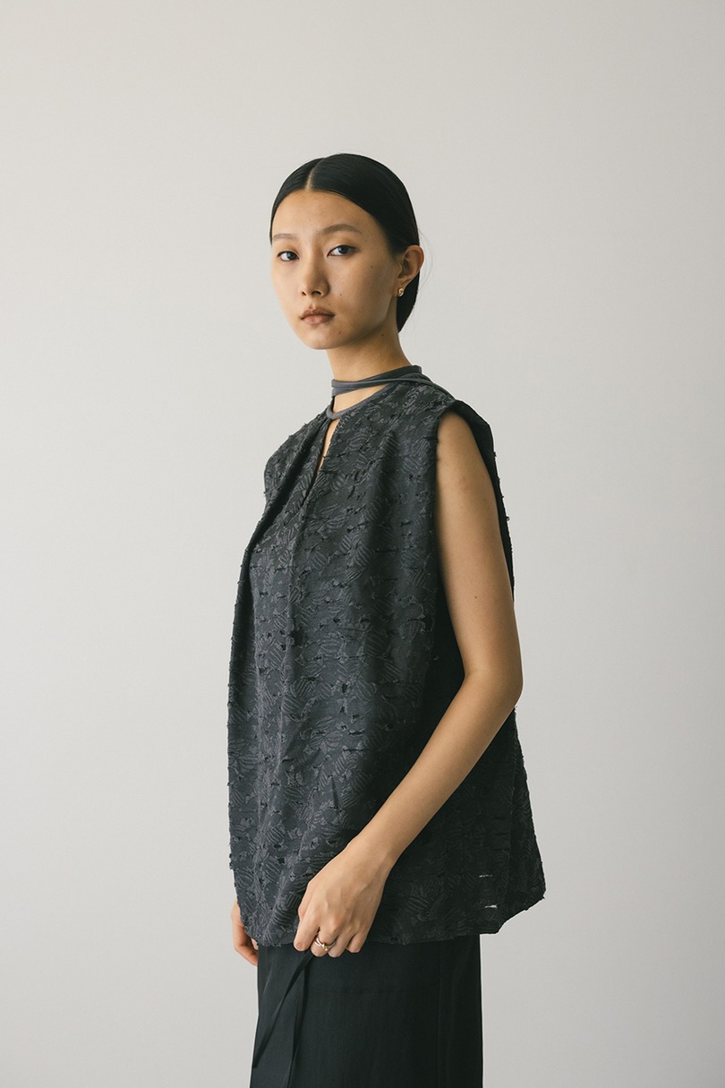 2WAYジャガードチョーカートップ 詳細画像 GRY 8