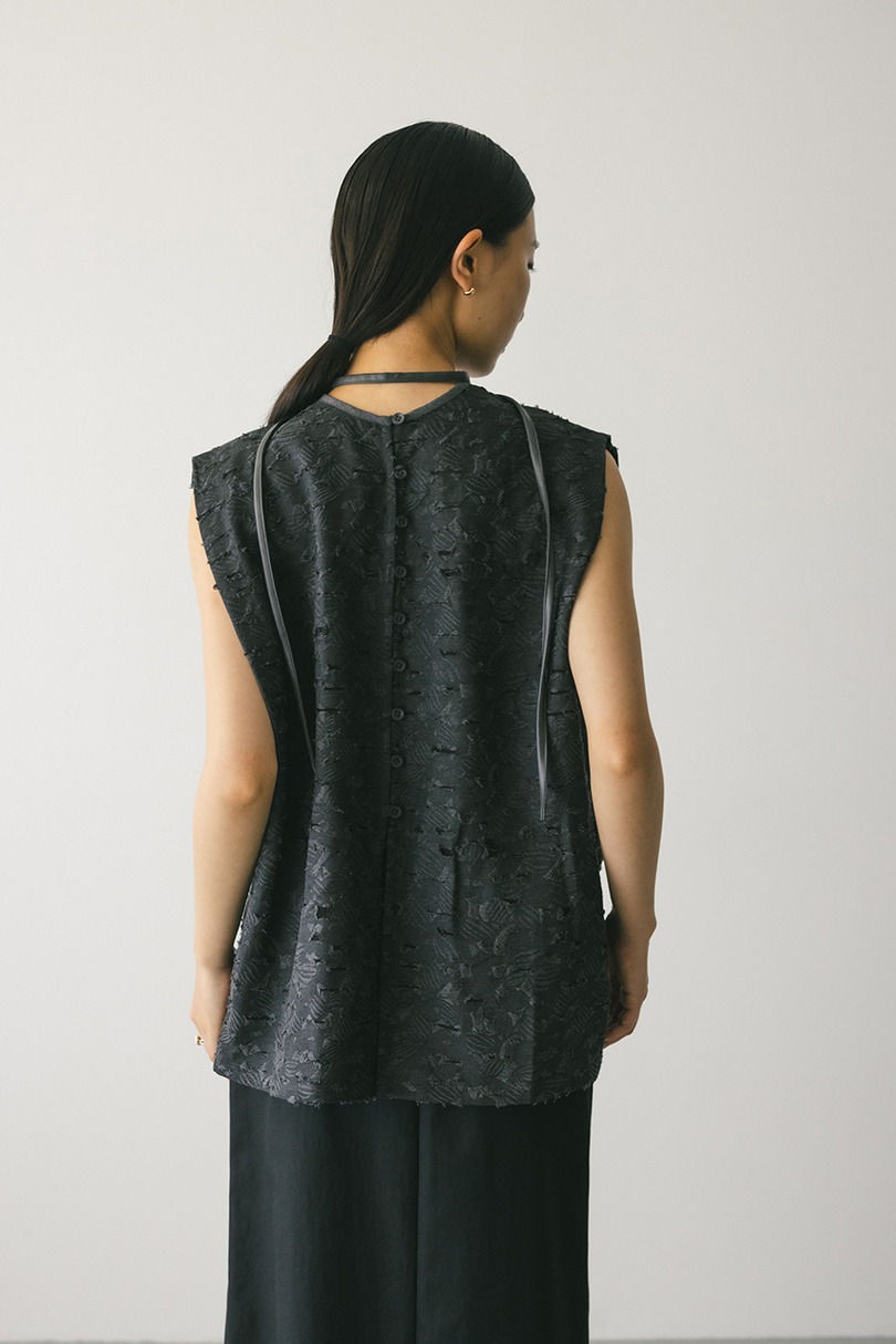 2WAYジャガードチョーカートップ 詳細画像 GRY 9