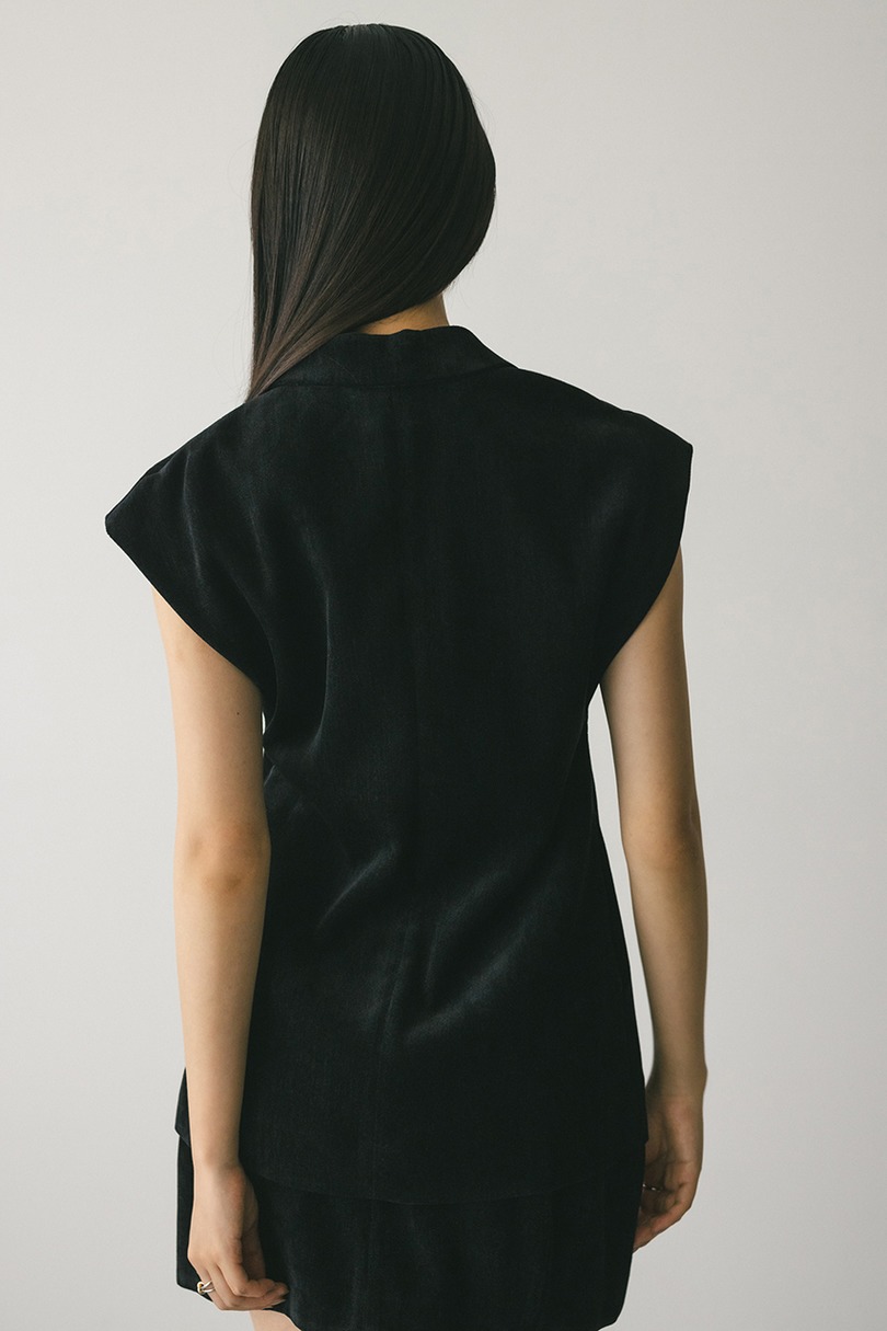 ショルダータックベロアベスト 詳細画像 BLK 10