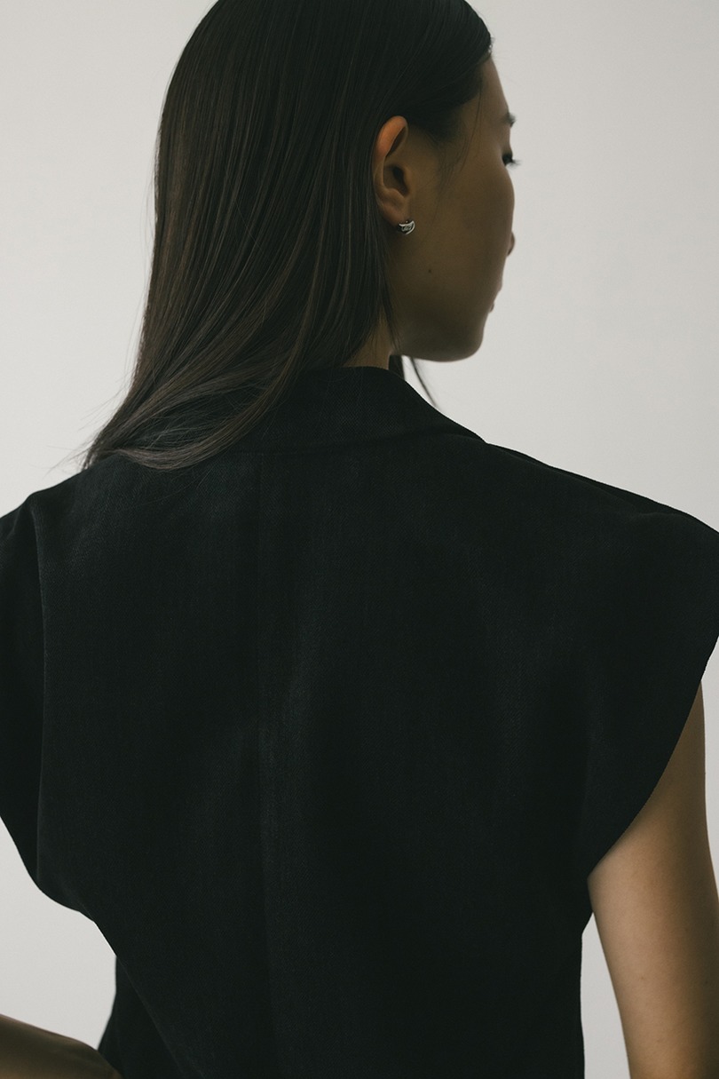 ショルダータックベロアベスト 詳細画像 BLK 11