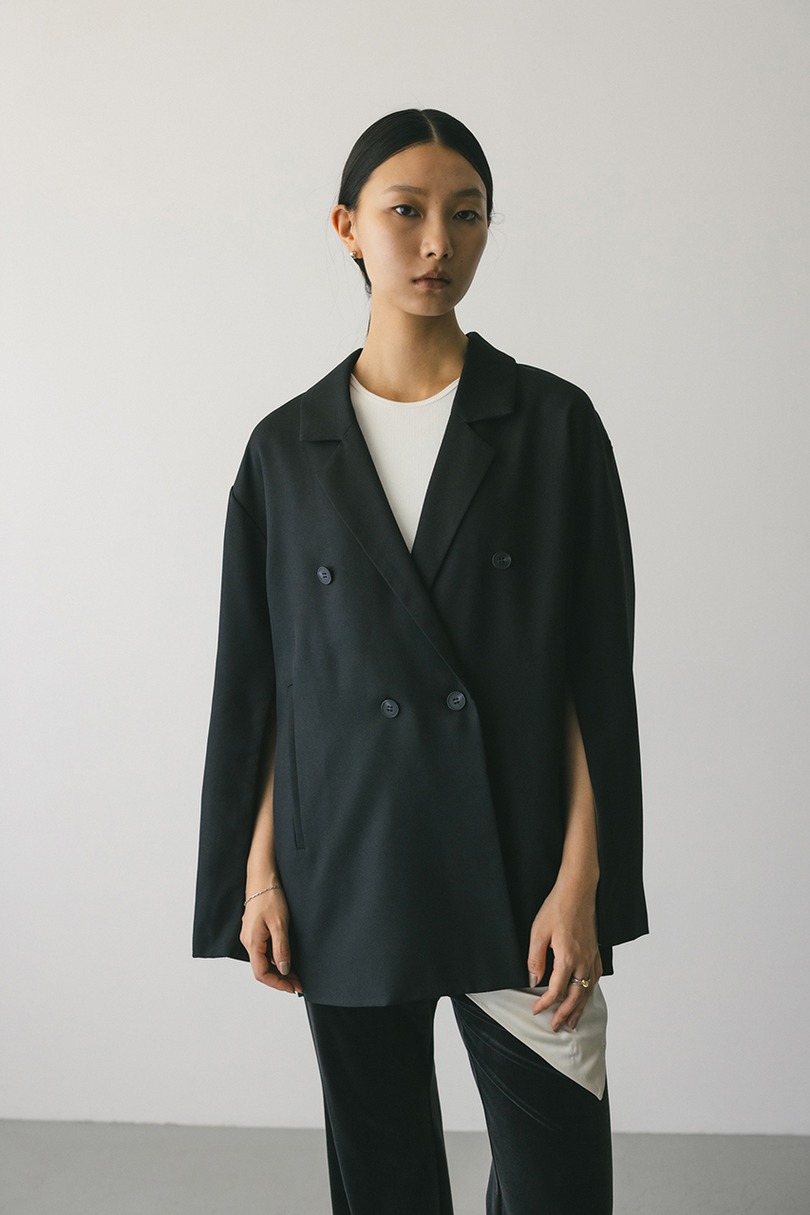 ボクシーダブルテーラードジャケット 詳細画像 BLK 6