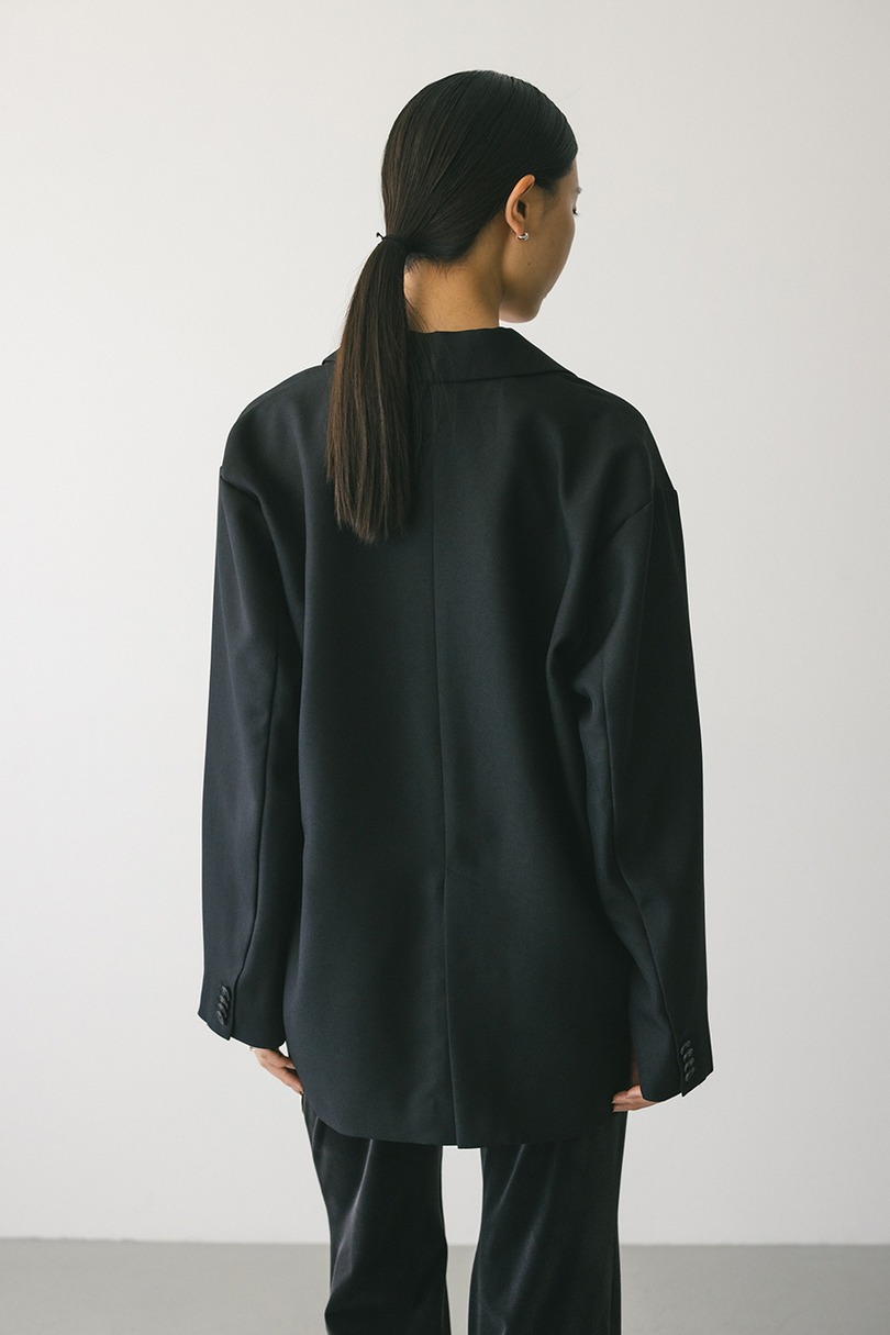 ボクシーダブルテーラードジャケット 詳細画像 BLK 7