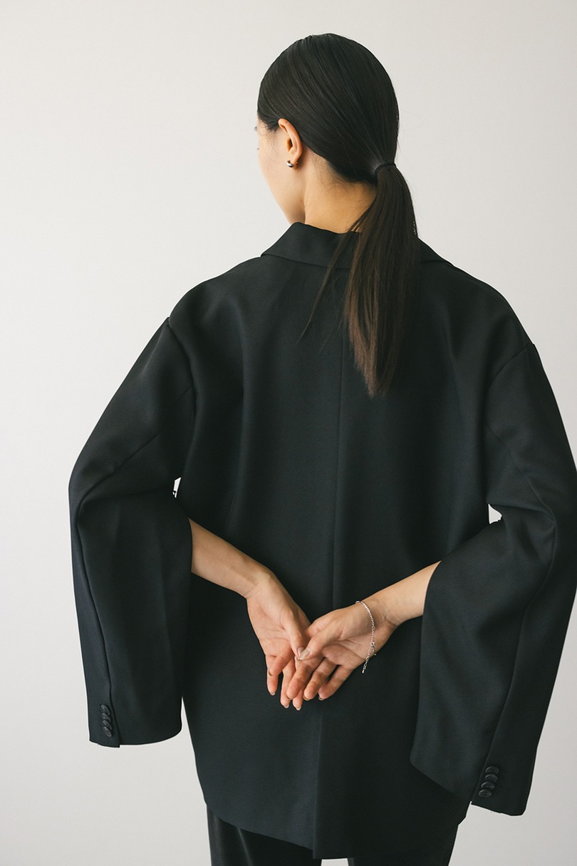 ボクシーダブルテーラードジャケット 詳細画像 BLK 8