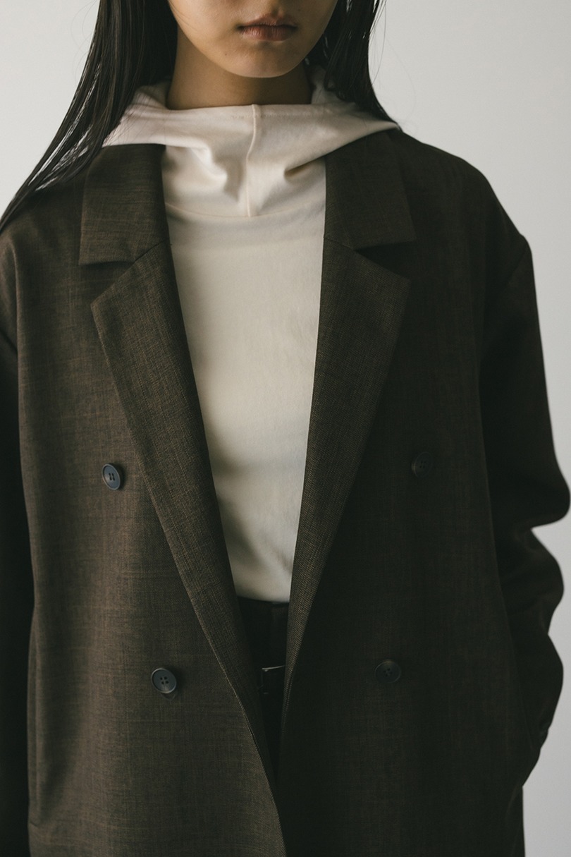 ボクシーダブルテーラードジャケット 詳細画像 BRN 7