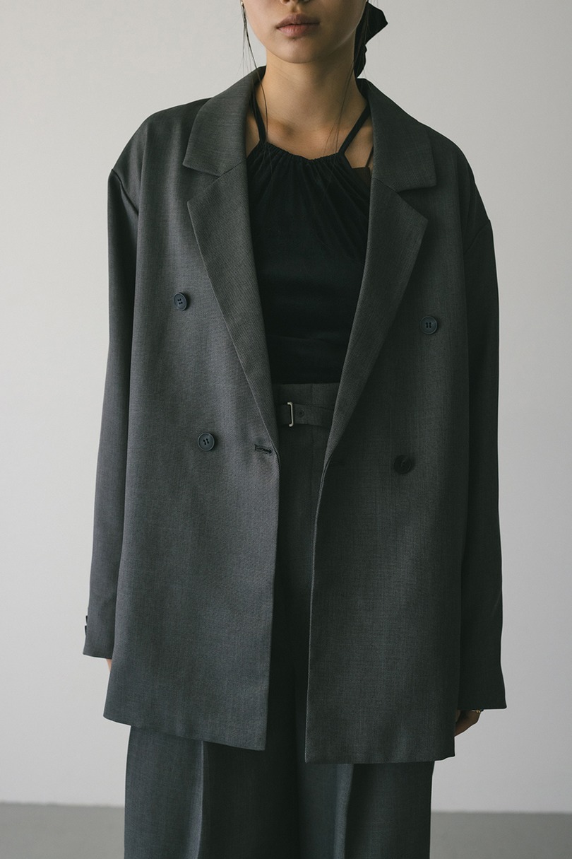 ボクシーダブルテーラードジャケット 詳細画像 GRY 2