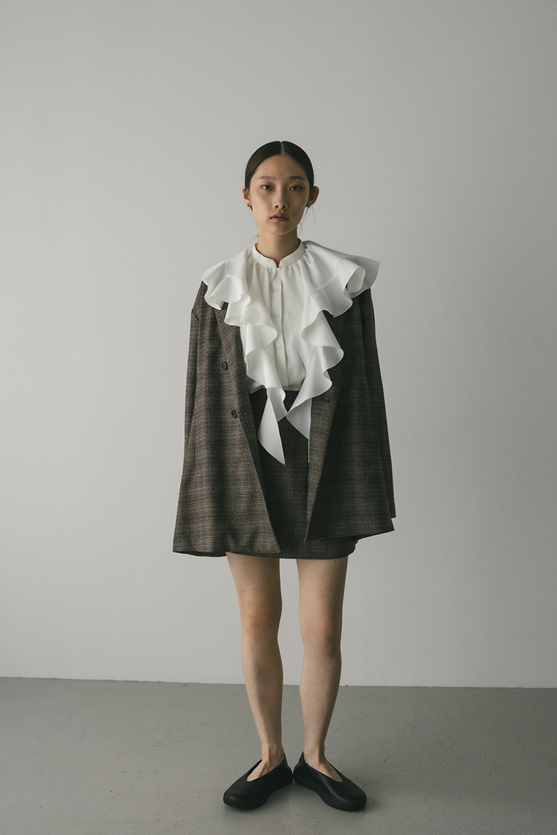 ラッフルカラーシャツ 詳細画像 WHT 3