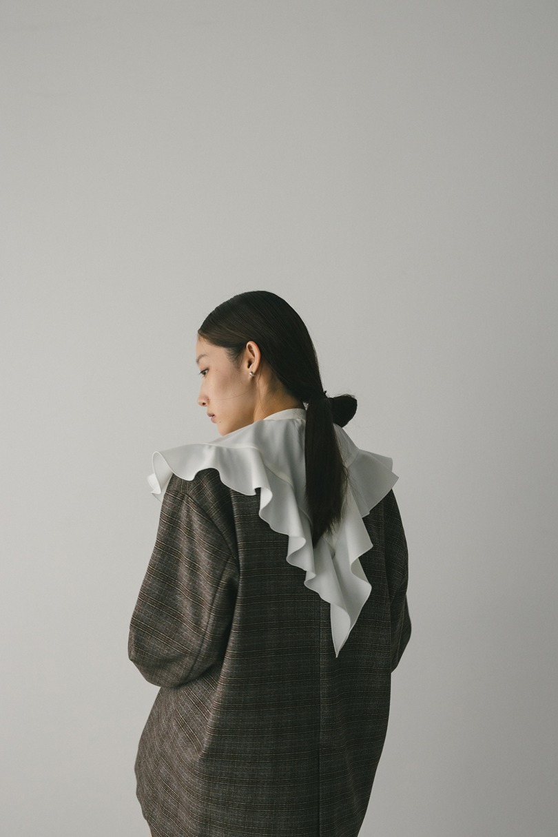 ラッフルカラーシャツ 詳細画像 WHT 5