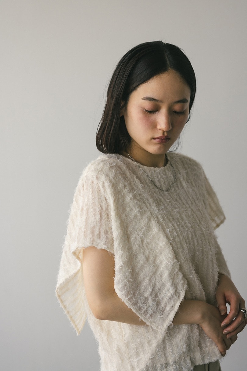 チュールフリンジジャガードトップ 詳細画像 IVOY 6