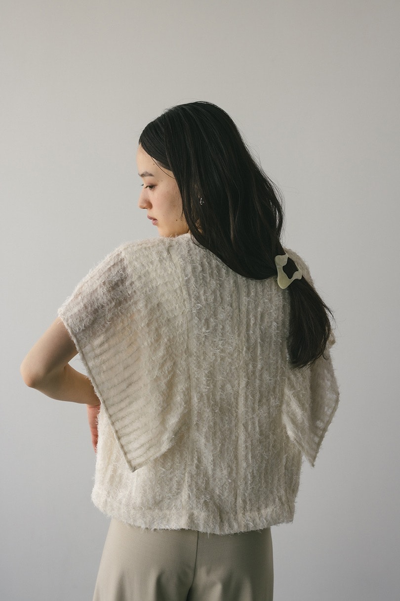 チュールフリンジジャガードトップ 詳細画像 IVOY 7