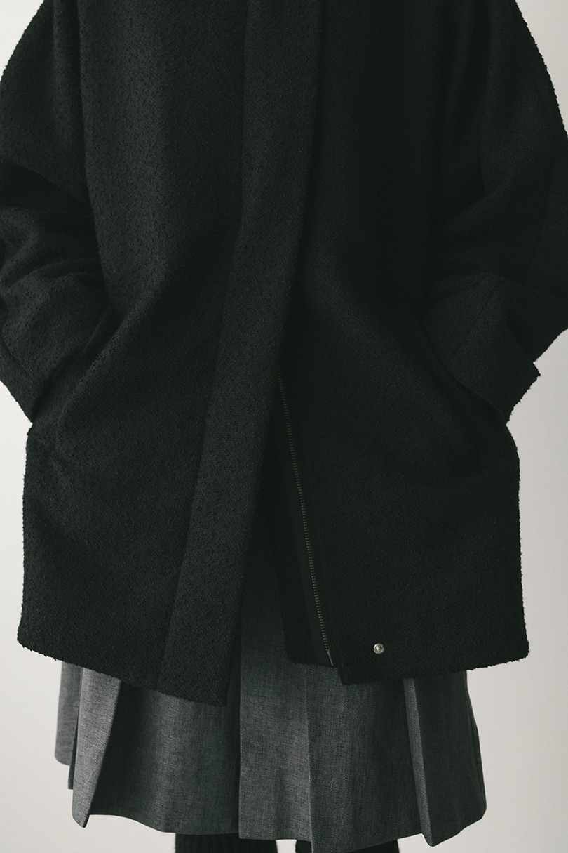 ツイードミディコート 詳細画像 BLK 10