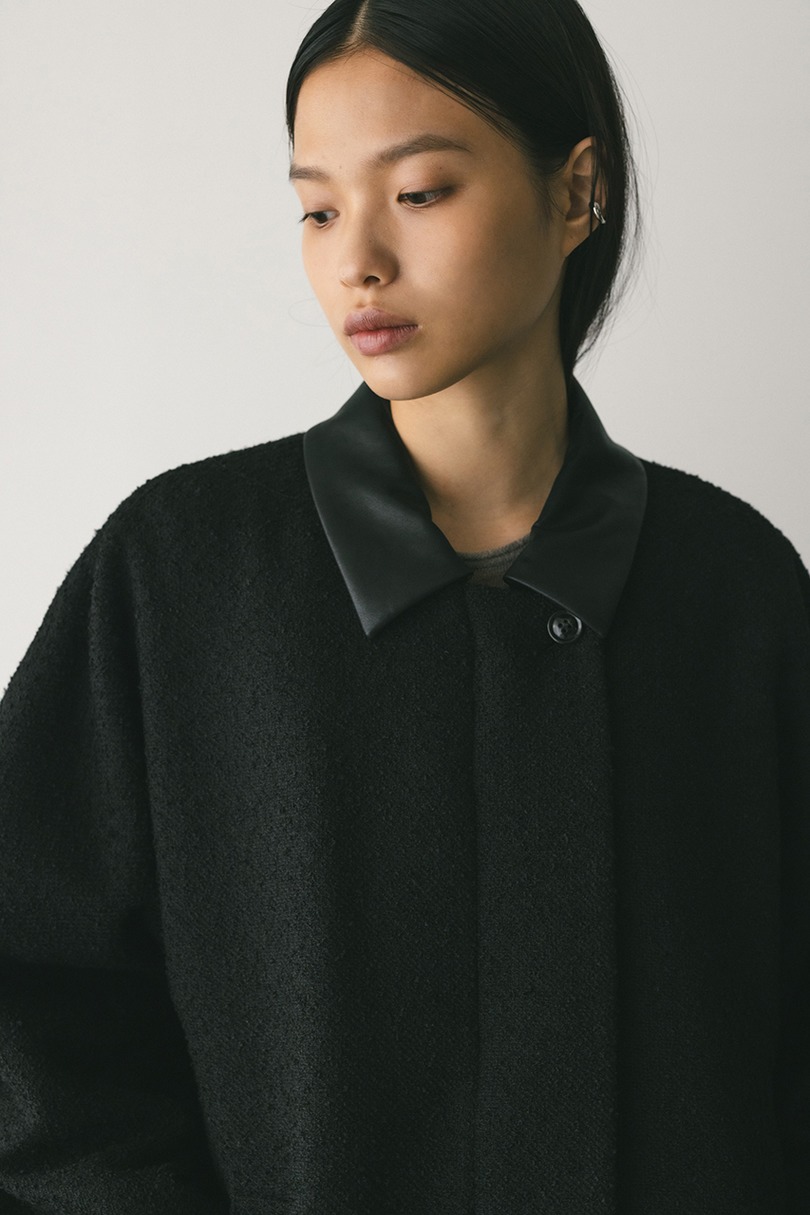 ツイードミディコート 詳細画像 BLK 6