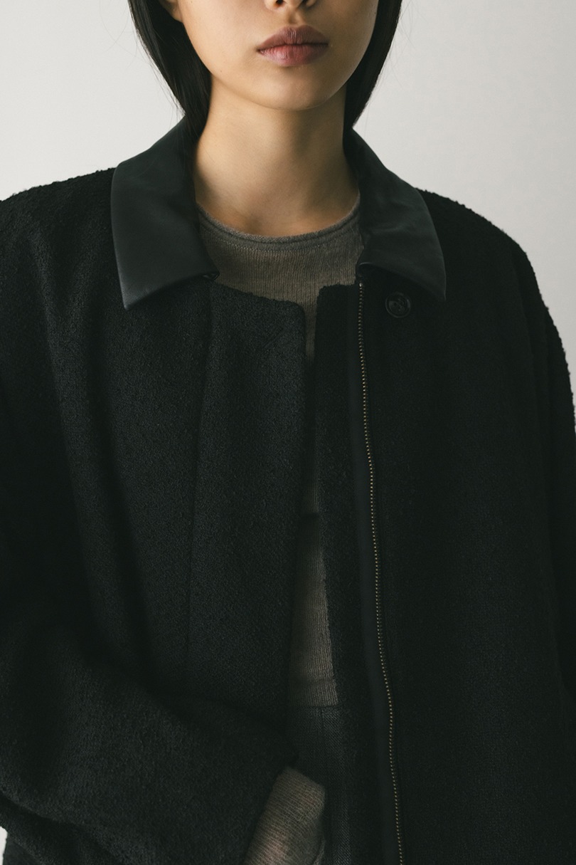 ツイードミディコート 詳細画像 BLK 7