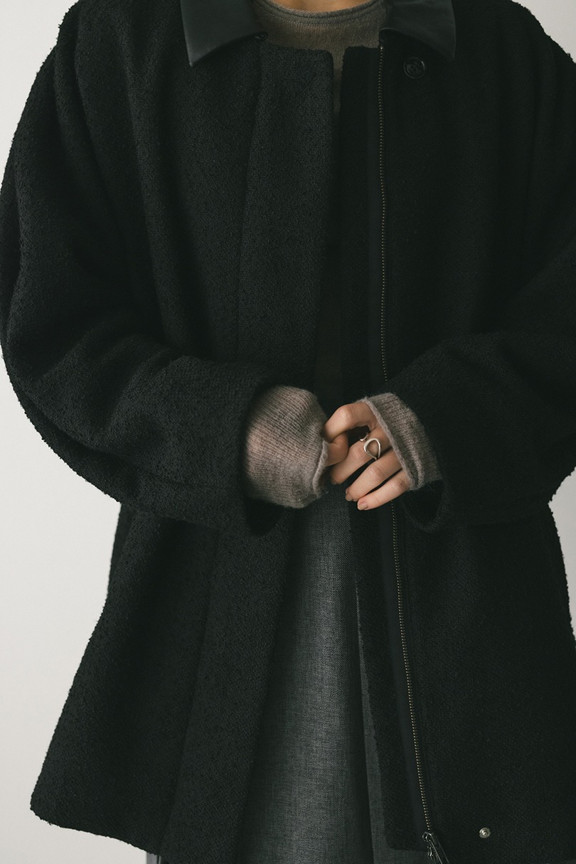 ツイードミディコート 詳細画像 BLK 8