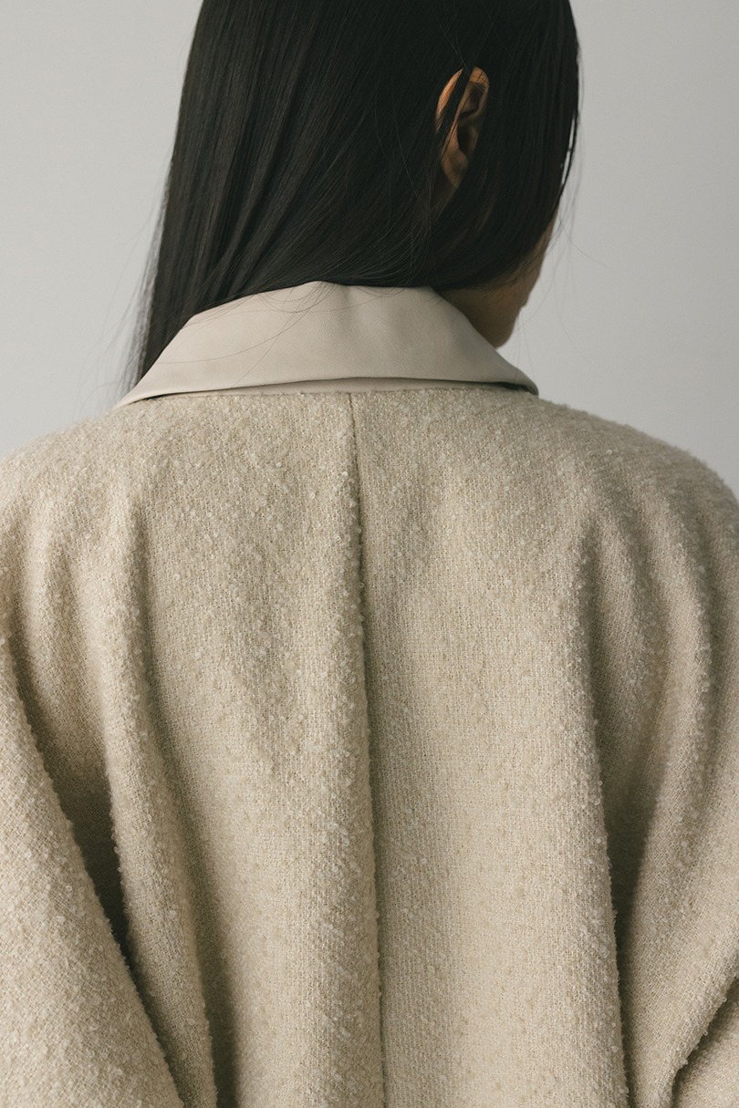 ツイードミディコート 詳細画像 BEG 12