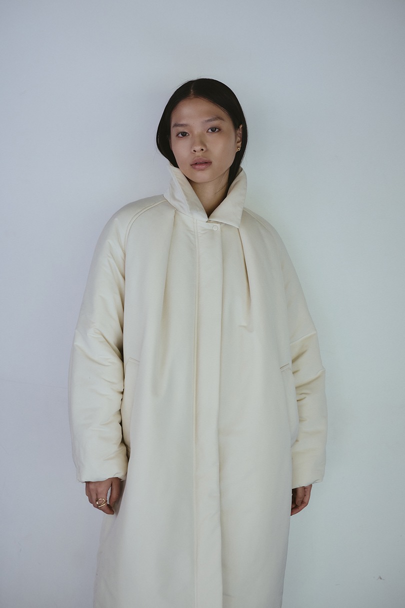 パッファーロングコート