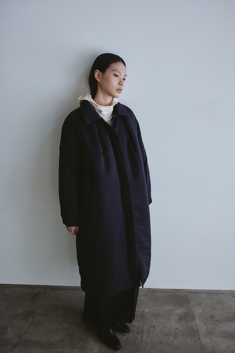 パッファーロングコート