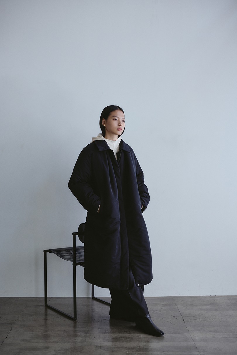 パッファーロングコート 詳細画像 BLK 2