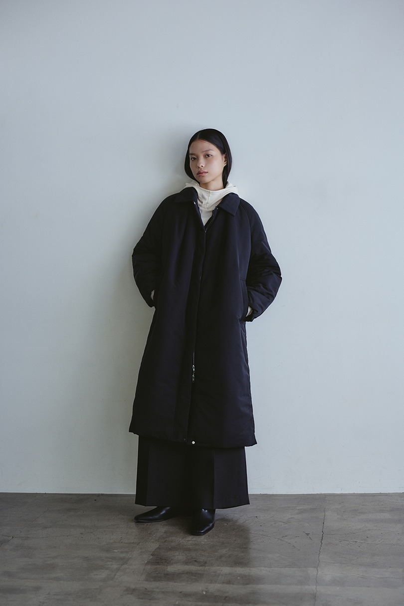 パッファーロングコート 詳細画像 BLK 4