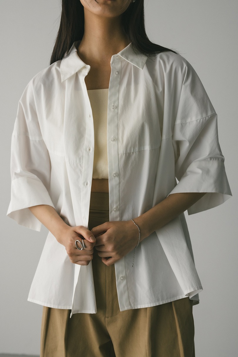 フォルムテントラインシャツ 詳細画像 WHT 5