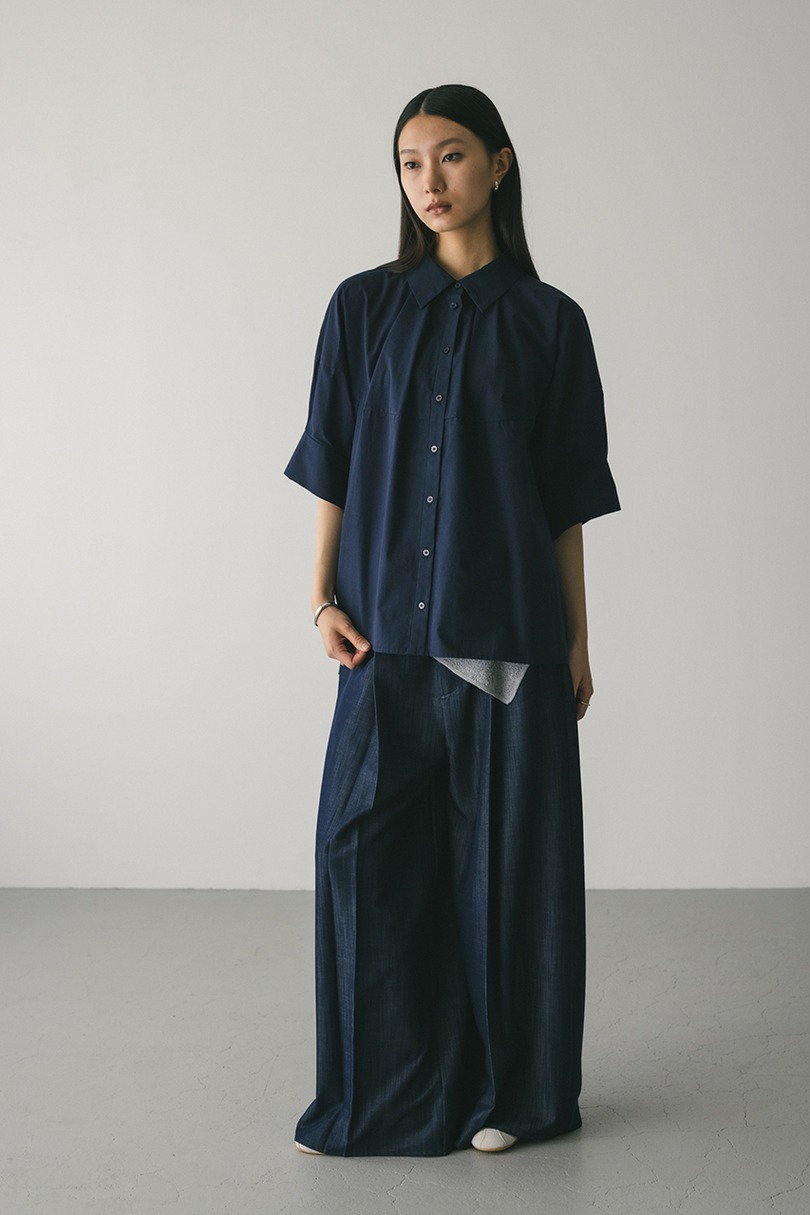フォルムテントラインシャツ 詳細画像 NVY 2