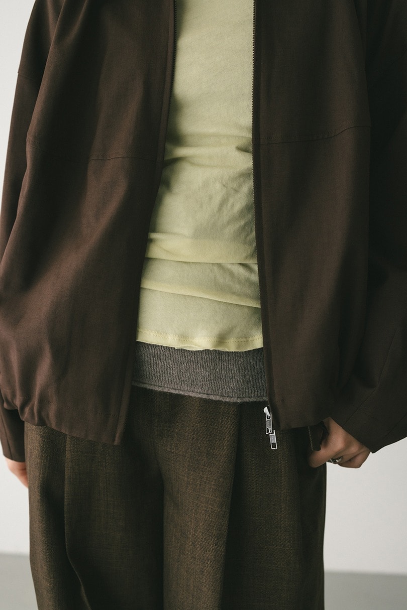 カーブフォルムライトブルゾン 詳細画像 BRN 6