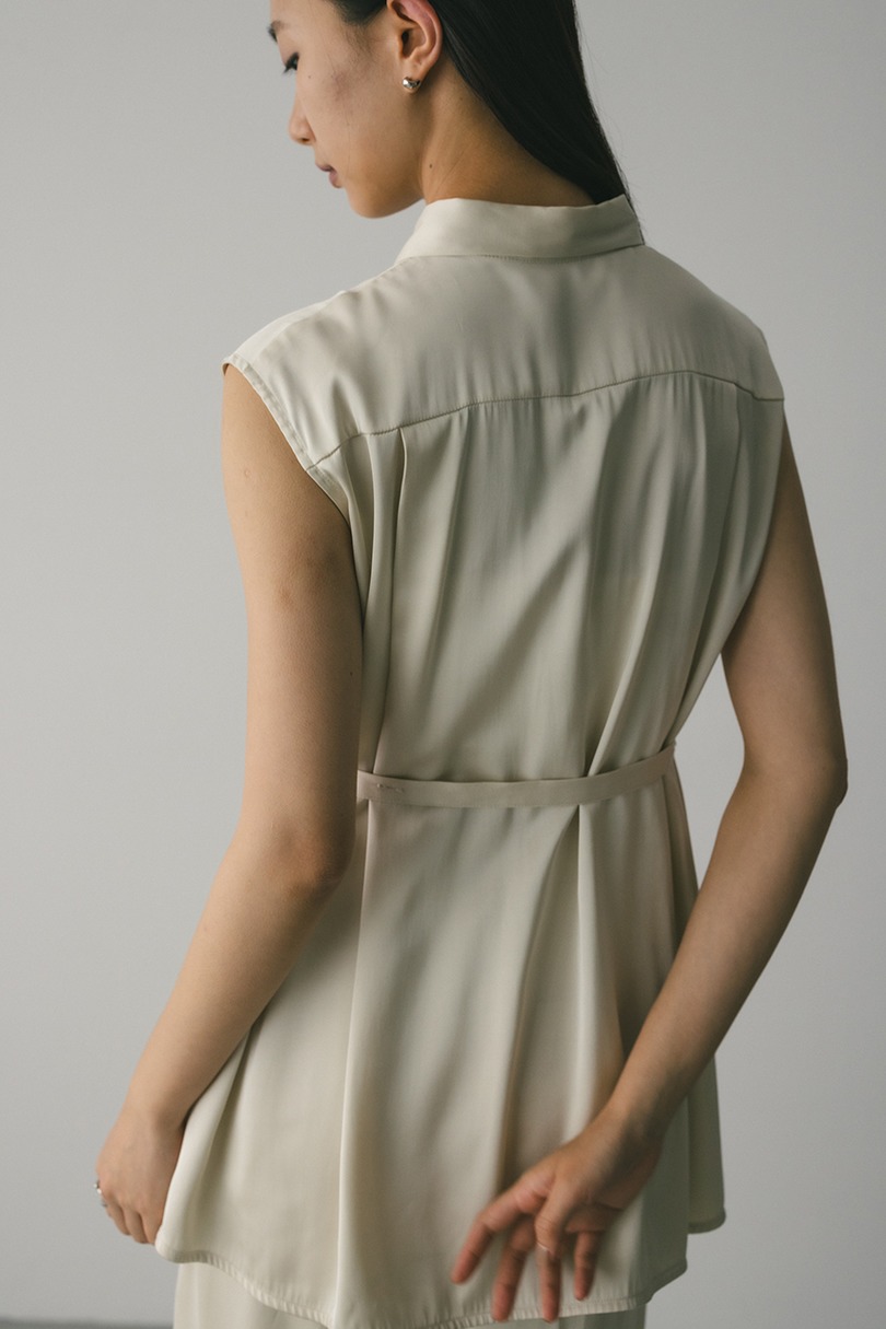 サテンベルトシャツ 詳細画像 IVOY 10