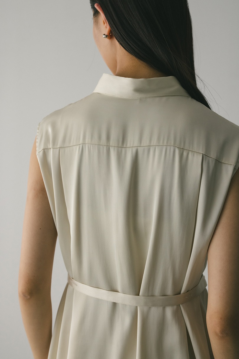 サテンベルトシャツ 詳細画像 IVOY 11